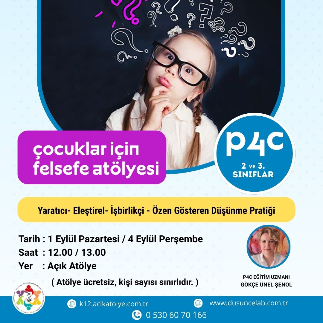 Çocuklar İçin Felsefe (2. ve 3. Sınıflar)